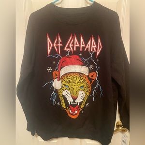 Def leopard sweater